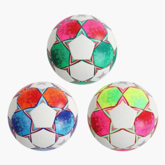 М`яч футбольний C 64687 3 види, вага 420 грам, матеріал PU, балон гумовий, клеєний, ВИДАЄТЬ