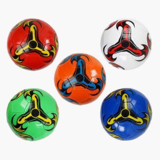 М`яч футбольний C 70163 5 кольорів, розмір №5, матеріал PVC, 260-270 грам, гумовий балон, ВИДАЄТЬ...