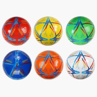 М`яч футбольний C 70164 6 кольорів, розмір №5, матеріал PVC, 260-270 грам, гумовий балон, ВИДАЄТЬ...