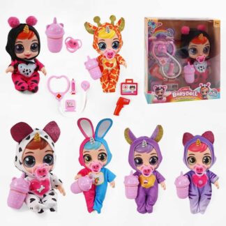 Лялька 219 A1 6 видів, гумова, висота 25 см, говорить, сміється, плаче, знімний одяг, рухл. кінці...