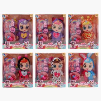 Лялька 219 A2 6 видів, гумова, висота 24см, говорить, сміється, плаче, знімна піжама, рухливі кін...