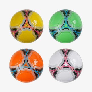 М`яч футбольний C 70297 4 види, вага 300-310 грамів, гумовий балон, матеріал PVC, розмір №5, ВИДА...