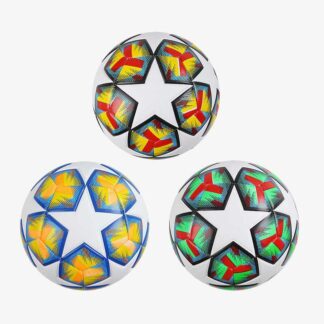 М`яч футбольний C 70315 3 кольори, розмір №5, матеріал TPE, 310-330 грам, гумовий балон, ВИДАЄТЬС...