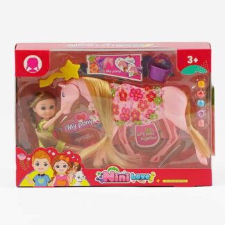 Лялька 55808 конячка, аксесуари, в коробці