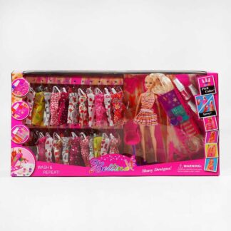 Кукла с нарядами 68033 покраска волос, в коробке