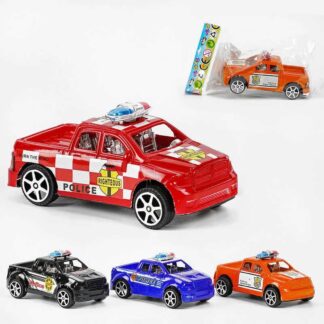 Машинка 168 "Поліційні машини", 4 види, в пакеті
