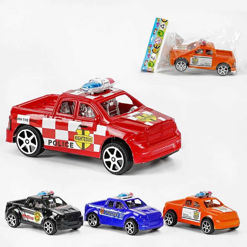 Машинка 168 "Поліційні машини", 4 види, в пакеті