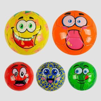 М`яч футбольний М 48476 5 видів, 100 грам, матеріал м`який PVC, розмір №2, ВИДАЄТЬСЯ МІКС