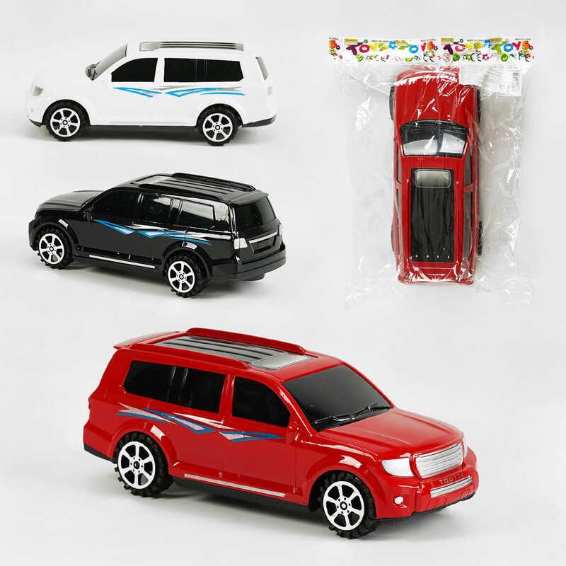 Машинка 8011-3 AC 3 кольори, позашляховик, інерція, у пакеті, ВИДАЄТЬСЯ ТІЛЬКИ МІКС ВИДІВ