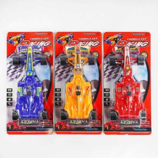 Машинка BY-F 1 3 види, інерція, на листі, ВИДАЄТЬСЯ ТІЛЬКИ МІКС ВИДІВ