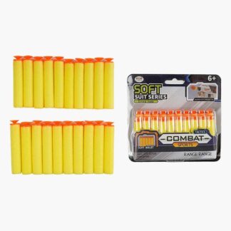 М`які патрони 633-3 20 штук, з присосками, на листі