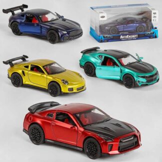 Машинка MG - 30475 4 види, "Авто Експерт", 1:36, світло, звук, інерція, в коробці ВИДАЄТЬСЯ МІКС...