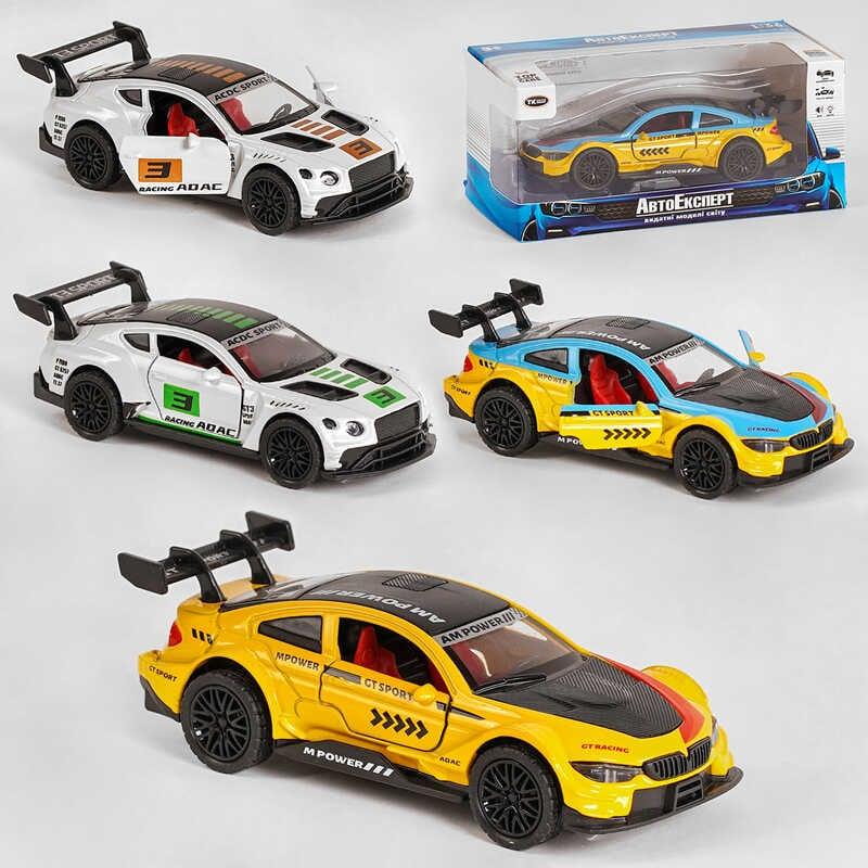 Машинка MG - 60408 "Авто Експерт", 2 види, по 2 кольори, 1:36, світло, звук, інерція, в коробці В...