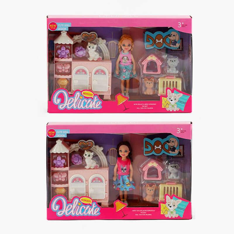 Лялька A 8-26 2 види, висота ляльки 12 см, улюбленці, аксесуари, в коробці