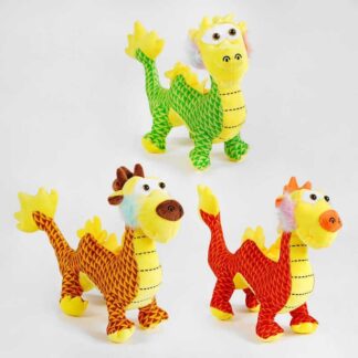 М`яка іграшка M 16277 3 кольори, “Дракон”, висота 30 см, ВИДАЄТЬСЯ ТІЛЬКИ МІКС ВИДІВ