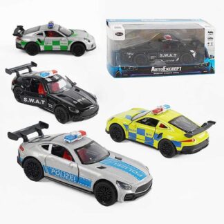 Машинка MG 47110 "Авто Експерт", 4 види, металопластик, масштаб 1:36, інерція, відчиняються двері...