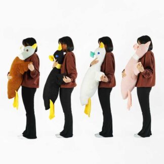 М`яка іграшка M 16970 "Гусак з квіткою", висота 120см