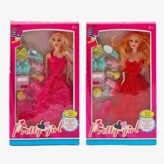 Лялька DYBB 18 2 види, аксесуари, гребінець, в коробці