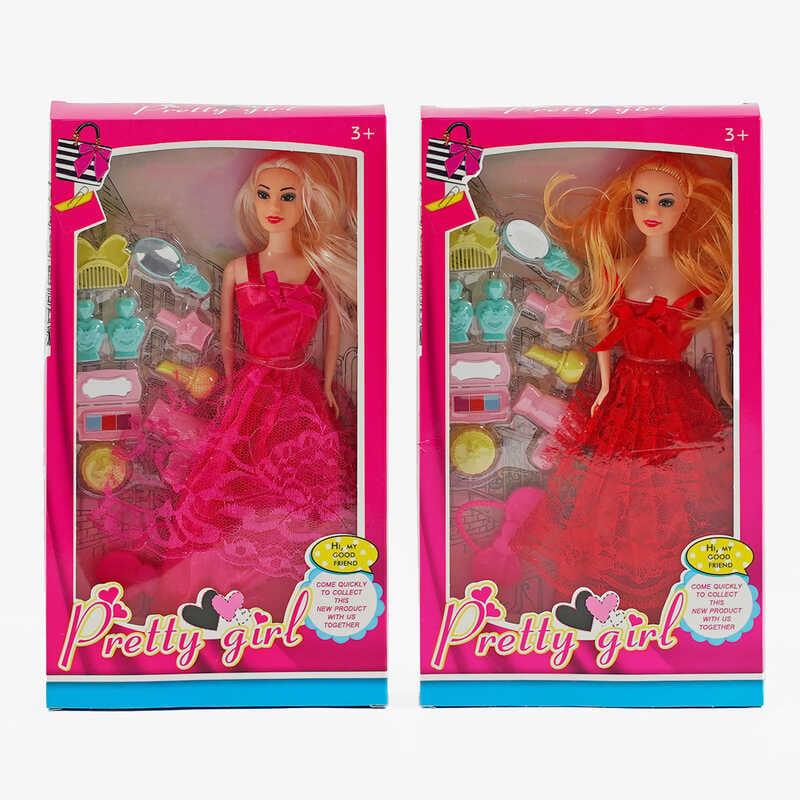 Лялька DYBB 18 2 види, аксесуари, гребінець, в коробці