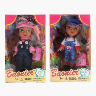 Лялька JJ 8754-48 2 види, 16 см, знімне взуття, аксесуари, в коробці