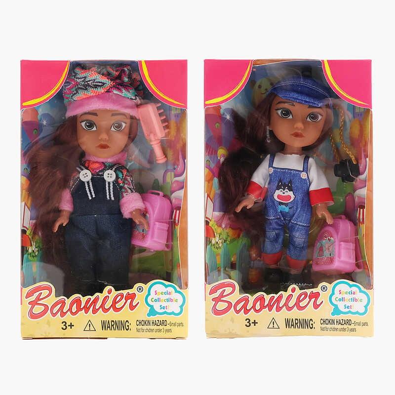 Лялька JJ 8754-48 2 види, 16 см, знімне взуття, аксесуари, в коробці