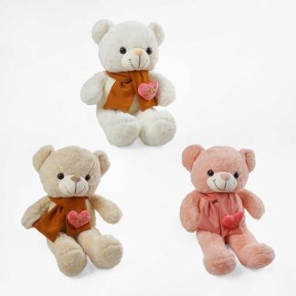 М`яка іграшка M 18056 “Ведмедик”, 3 кольори, висота 54 см, синтепоновий наповнювач, ВИДАЄТЬСЯ ТІЛ...