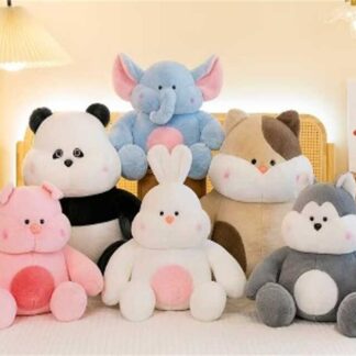 М`яка іграшка M 18766 "Звірятко", середня висота 39 см, сидяча, пластикові оченята, ВИДАЄТЬСЯ ТІЛ...