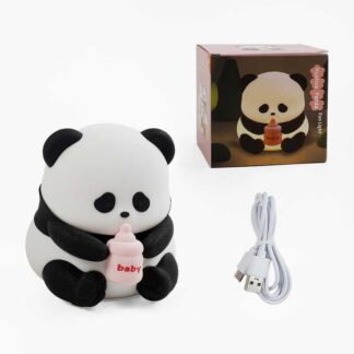 Нічник C 69804 кольорове світло, 3 режими теплого світла, USB Type-C, силіконовий, в коробці