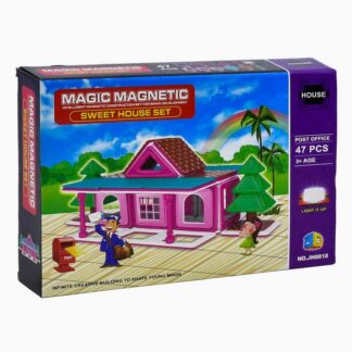 Магнітний конструктор JH 8818 "Пошта", 47 деталей, в коробці