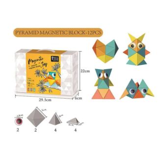 Магнітний конструктор XC-D 1 12 деталей, в коробці