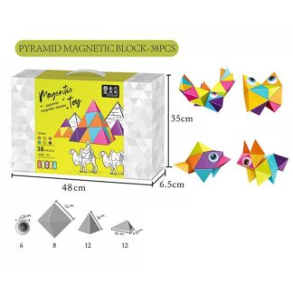 Магнітний конструктор XC-D 3 38 деталей, в коробці