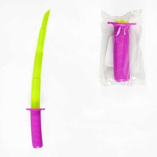 Меч-антистрес 6688 розкладний, люмінесцентні деталі, світиться у темряві, у пакеті