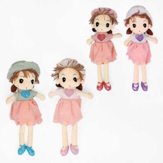 М`яка лялька M 16975 4 види, ВИДАЄТЬСЯ МІКС висота 64 см