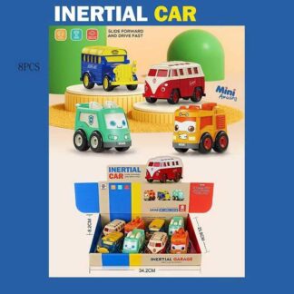 Набір машин BJ 705 A-1 ЦІНА ЗА 8 ШТУК У БЛОЦІ, інерційний механізм, в коробці