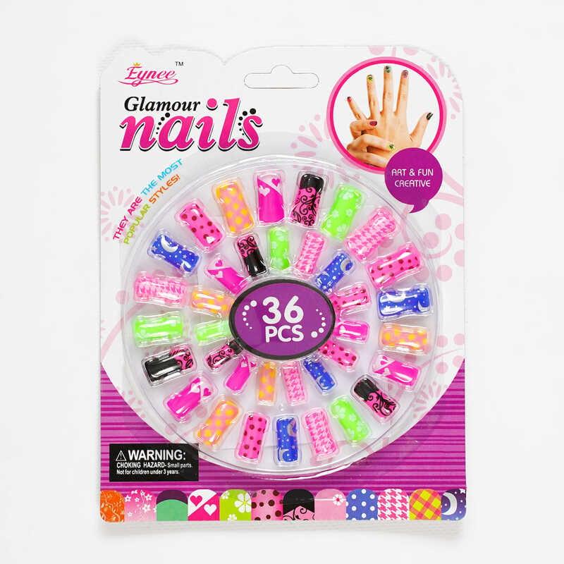 Набір нігтів C 3287 2 розміри, 36 штук, на листі