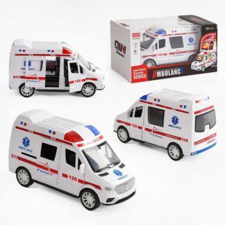 Машина 62925 мелодія, підсвічування, колесо вільного ходу, гумові шини, відкриваються двері, в ко...