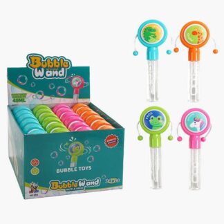 Мильні бульбашки 590 ЦІНА ЗА 24 ШТУКИ В БЛОЦІ, 3х3.5х18 см, барабан-колотушка