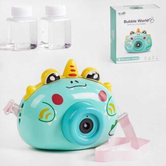 Мильні бульбашки S 680-19 "Фотоапарат дракоша", підсвічування, звук, на батарейці, в коробці