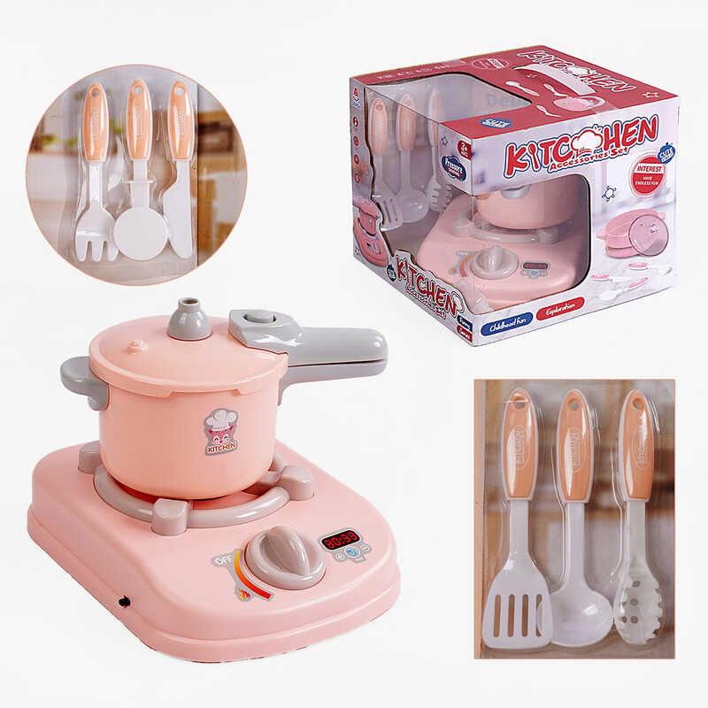 Набір посуду 096-10 Штрихкод=00209 8 елементів, електрична плита, звук, підсвічування, парогенера...