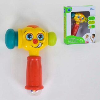 Молоток музичний 3115 "Hola", підсвічування, 2 режими, мелодії, англ.озвучка, в коробці