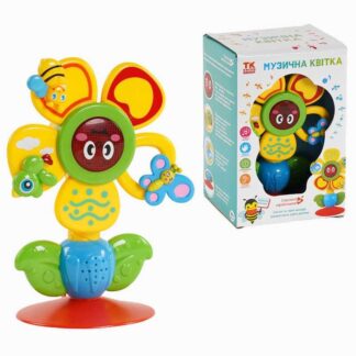 Музична квіточка 36687 "TK Group", ОЗВУЧУВАННЯ УКРАЇНСЬКОЮ МОВОЮ, 3 пісні, світлові ефекти, на пр...