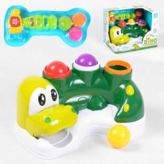 Музична стукалка 69411 "TK Group", "Динозавр", на батарейках, світлові та звукові ефекти молоточк...