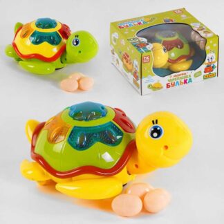 Музична черепашка 54502 "TK Group" ОЗВУЧУВАННЯ УКРАЇНСЬКОЮ МОВОЮ, пісня, світлові ефекти, в коробці