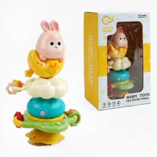 Музичне брязкальце-пірамідка LDJ 235 на присосці, мелодії, пісеньки, звуки, звуки тварин, озвучен...