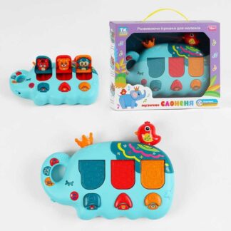 Музичне слоненя TK - 01052 "TK Group", ОЗВУЧУВАННЯ УКРАЇНСЬКОЮ МОВОЮ, пісні, мелодії, казки, вірш...