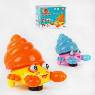 Музичний Крабик 98182 “TK Group”, 2 види, ОЗВУЧУВАННЯ УКРАЇНСЬКОЮ МОВОЮ, вільний хід, дитячі пісн...