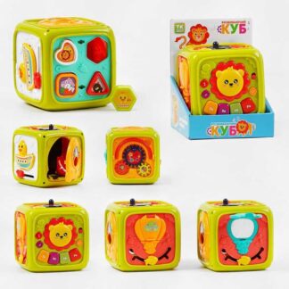 Музичний куб 44104 "TK Group", ОЗВУЧ. УКРАЇНСЬКОЮ МОВОЮ, пісні, казки, підсвічування, піаніно, ла...