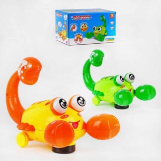 Музичний Скорпіон 65683 “TK Group”, ОЗВУЧ. УКР. МОВОЮ, колесо вільного ходу, дитяча пісня, світло...