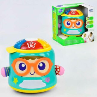 Музыкальная игра 3122 Счастливый младенец "Hola" звук, свет, движение, английская озвучка, в коробке