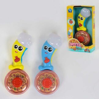 Музыкальная пицца 65195 2 цвета, свет, звук, в коробке